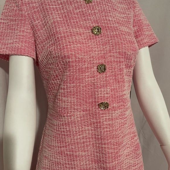 Karl LAGERFELD Delicates Pink Tweed Mini Dress - Picture 8 of 15